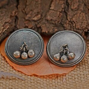 Boho Style Coined Studs