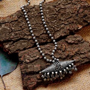 Tribal Style Oxidized Neckpiece