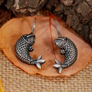 Dolphin Fish Dangle Earrings