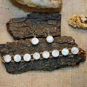 8 Stone Choker with Earrings