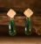 Dew Drop Studs ( Bottle Green)