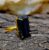 Raw Black Tourmaline Adjustable Ring