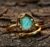 Amazonite Adjustable Twisted Style Ring