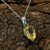 Dew Drop Yellow Citrine Pendant Neckpiece