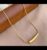 Hollow pipe pendant neckpiece ( Anti Tarnish)