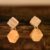 Pretty Hexagon Studs ( Yellow )