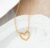 Twisted Heart Neckalce ( Anti Tarnish )