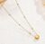 Heart Pendant Necklace (Anti Tarnish )