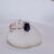 Ionite Sterling Silver Adjustable Ring